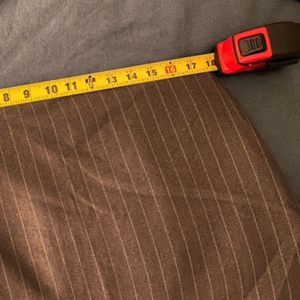 Abercrombie & Fitch Charcoal Grey & White Pinstripe Skort - Picture 5 of 5